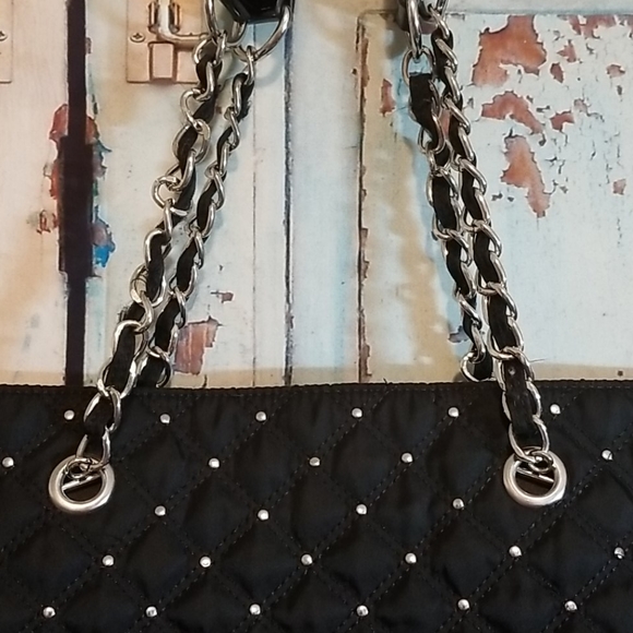 White House Black Market Studded Bag - Picture 2 of 8